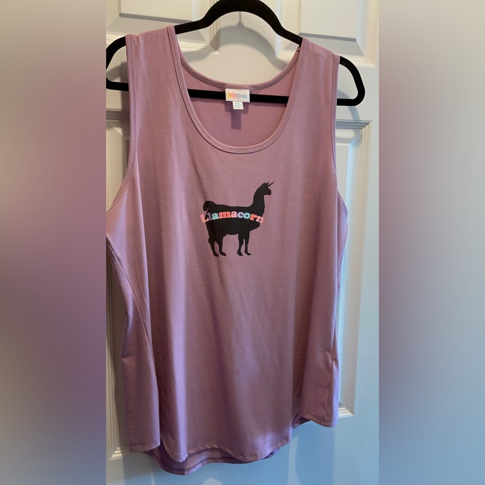 Purple Llamicorn Lularoe Tank